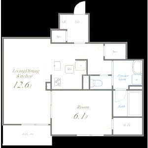 仮称)寅林様マンションの間取り図