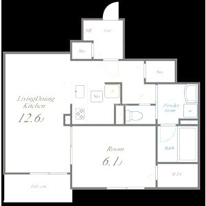 仮称)寅林様マンションの間取り図