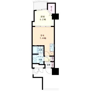 セレニテ梅田ESTの間取り図