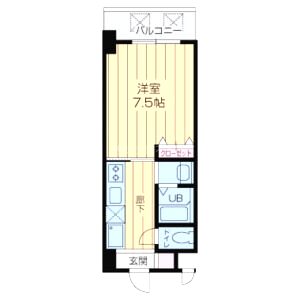 KDXレジデンス難波の間取り図
