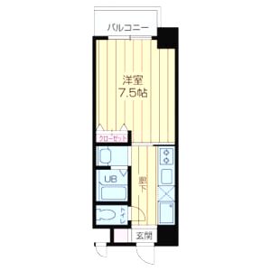 KDXレジデンス難波の間取り図