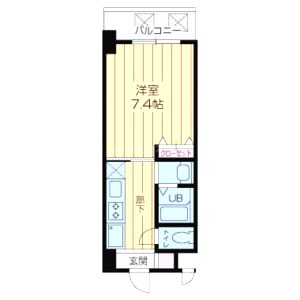 KDXレジデンス難波の間取り図