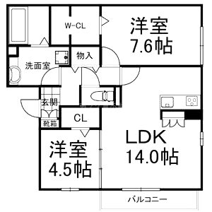 este centelleo hideの間取り図