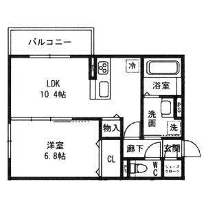 ボヌールコートの間取り図