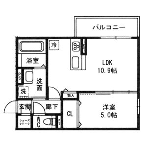 ボヌールコートの間取り図
