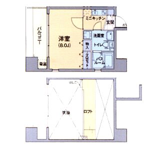 プロスペクト中之島の間取り図