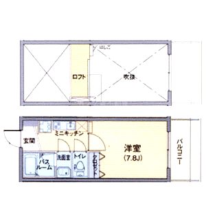 プロスペクト中之島の間取り図