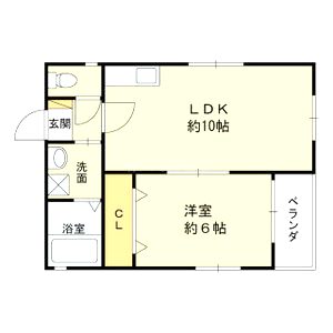 シティコート岸里玉出の間取り図