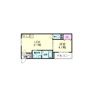 F asecia gardenの間取り図