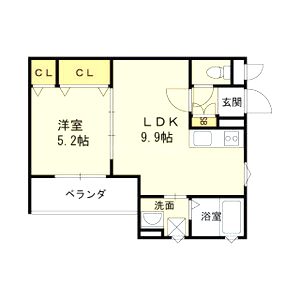 Gran Claudia寝屋川の間取り図