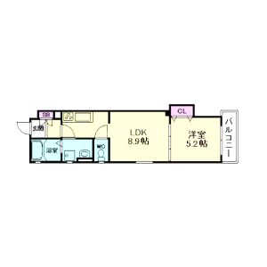 ラモーナ諸福Iの間取り図