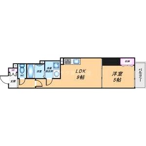 クリエオーレ中茶屋の間取り図