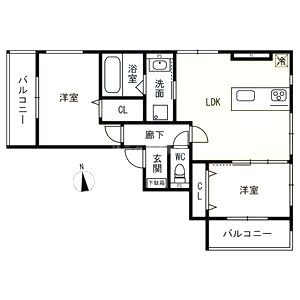 アイメゾン誓願寺の間取り図
