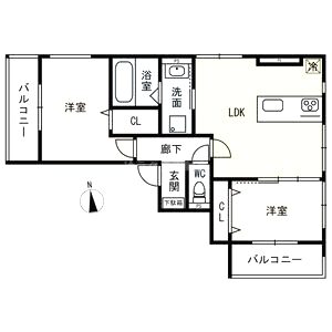 アイメゾン誓願寺の間取り図