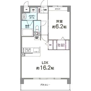 アヴァンタージュ (鶴見区)の間取り図
