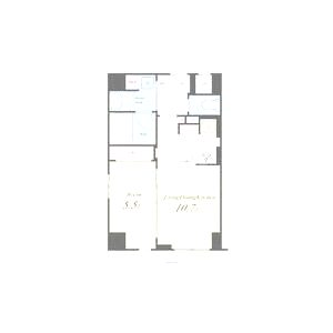 ハピネスガーデン新大阪の間取り図
