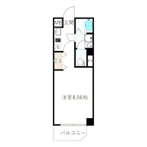 ES-Grande大阪同心の間取り図
