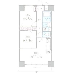 グランシャリオ江坂の間取り図