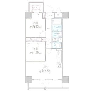 グランシャリオ江坂の間取り図