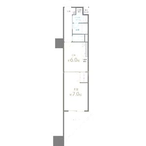 アプライズ西長堀の間取り図