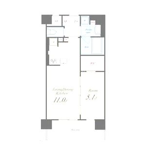 セイワパレス新大阪の間取り図