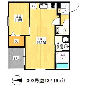 REGALEST椥辻の間取り図