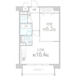 サクシード胤の間取り図