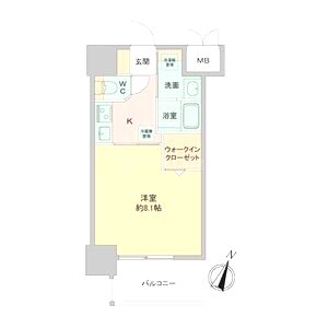 Louis Residence 弁天町の間取り図