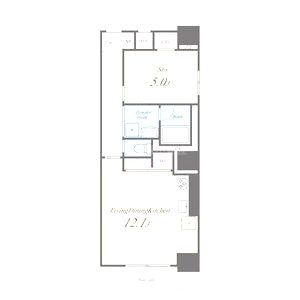 サナップ難波東の間取り図