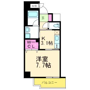 フォーゼ安堂寺の間取り図