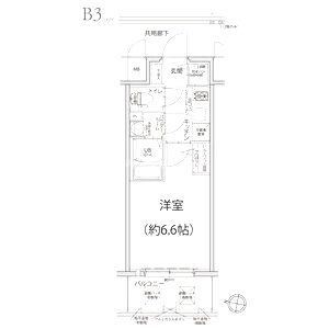 エスリード神戸大倉山ヒルズの間取り図