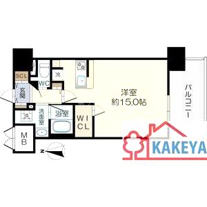 グラン長久茨木の間取り図