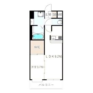 ES-Grande大阪 City Avenueの間取り図
