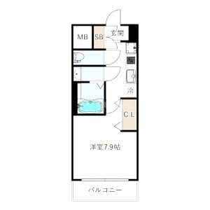 ES-Grande大阪 City Avenueの間取り図