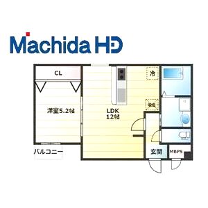 エヌエムスワサントディズユイットの間取り図