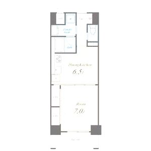 プラシード新町の間取り図
