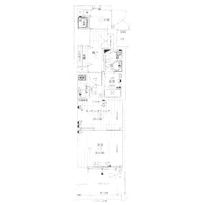 レジュールアッシュ京橋CROSSIIの間取り図
