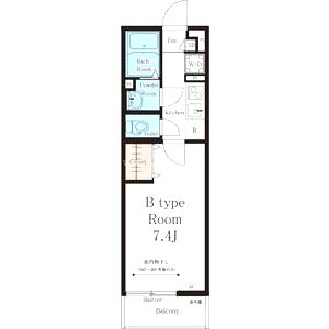 リブリ・茨木春日IIの間取り図