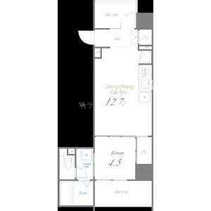 ブリリアントコートクラージュの間取り図