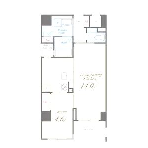 アトリエール堺新町の間取り図