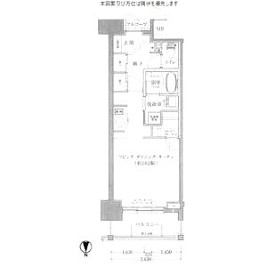 レジェンドール心斎橋EASTの間取り図