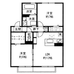 セジュール光陽の間取り図