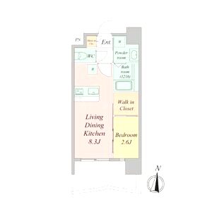 セレニテ新大阪アリエの間取り図