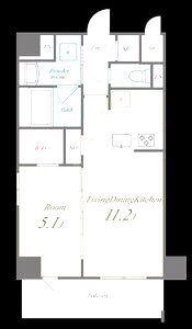 トリアノン塚口の間取り図