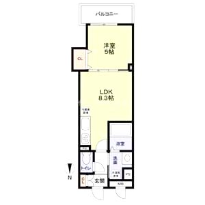フォレストクリエオーレ大庭町の間取り図