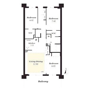 プレミスト京都松ケ崎の間取り図