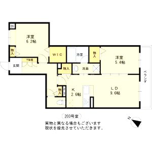 North Field 20の間取り図