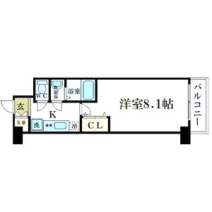 アドバンス京都烏丸グルーブの間取り図
