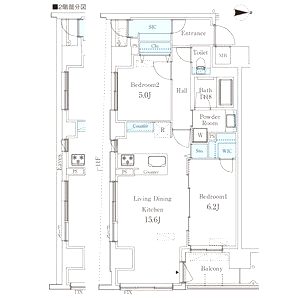 STANDZ河原町五条の間取り図