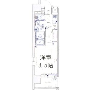 ジュネス新大阪レジデンスの間取り図